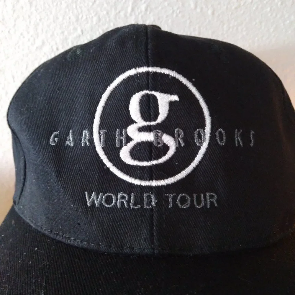 Vintage Garth Brooks World Tour  Snap Back Hat